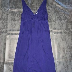 navy knee length dress